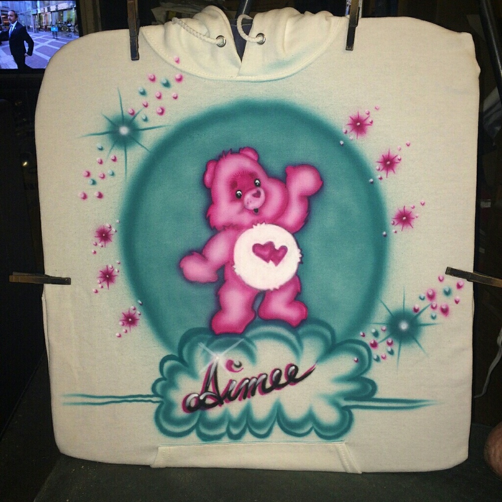 COPY - CAREBEAR Custom Made Airbrushed T-shirt KIDS